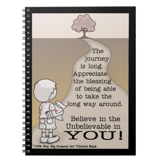 Lange Reise Notizblock (Vorderseite)