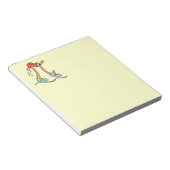 Lange Running Pi - Funny Math Pi Typ Notepad Notizblock (angewinkelt)