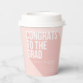 LANGE SCHATTENGLÜCKWÜNSCHE BIS ZUM GRAD PAPPBECHER (Rückseite)