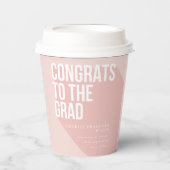 LANGE SCHATTENGLÜCKWÜNSCHE BIS ZUM GRAD PAPPBECHER (Vorderseite)