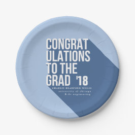 LANGE SCHATTENGLÜCKWÜNSCHE BIS ZUM GRAD PAPPTELLER