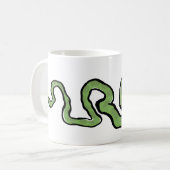 lange Schlange (recht) Kaffeetasse (Vorderseite Links)