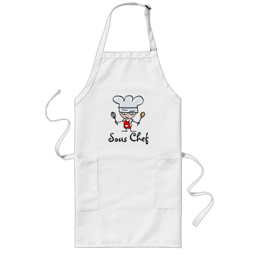 Lange Schürze für sous Koch (Vorne)