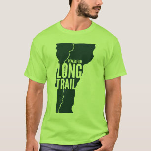 Lange Spur Vermonts ragt Listen-T - Shirt empor