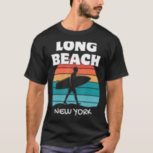 LANGE STRÄNDE NEW YORK SURF VINTAGE SONNENSCHIRME T-Shirt