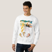 LANGE STRANDINSEL SWEATSHIRT (Vorne ganz)