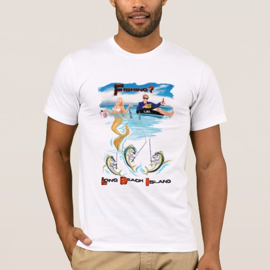 LANGE STRANDINSEL T-Shirt (Vorderseite)