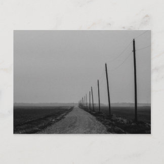 Lange Straße nach Nirgendwo Postkarte