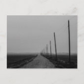 Lange Straße nach Nirgendwo Postkarte (Vorderseite)