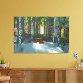 Lange Tageswanderungen Leinwand drucken (Insitu (Wohnzimmer))