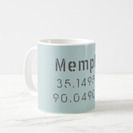 Länge und Breite der Memphis Kaffeetasse