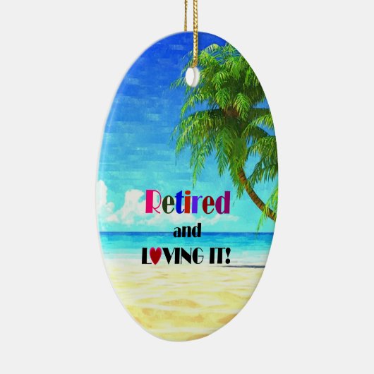 Lange und liebend...das gute Leben Keramikornament (Rechts)