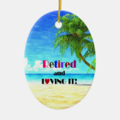 Lange und liebend...das gute Leben Keramikornament (Vorne)