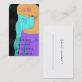 Lange und liebenswürdige, stylische Visitenkarte Terminkarte (Vorne/Hinten)