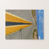 Lange und windende Straße Puzzle (Horizontal)