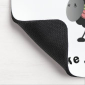 Lange verlorenes Lamm: Gras isst schwarzes Schaf Mousepad (Ecke)