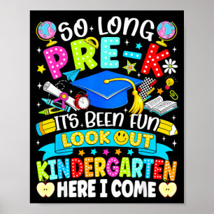 Lange Vorschule gehabt hat Spaß aufgepasst Kinderg Poster