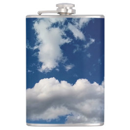 Lange weiche Wolke Flachmann