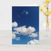 Lange weiche Wolke Karte (Gelbe Blume)