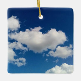 Lange weiche Wolke Keramikornament