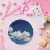 Lange weiche Wolke Pappteller (Party)