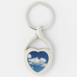 Lange weiche Wolke Schlüsselanhänger