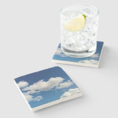 Lange weiche Wolke Steinuntersetzer (Seitenansicht)