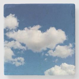 Lange weiche Wolke Steinuntersetzer