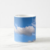 Lange weiße Wolke Kaffeetasse (Mittel)