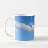 Lange weiße Wolke Kaffeetasse (Links)
