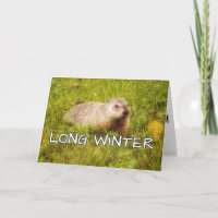 Lange Wintergrußkarte
