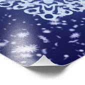 Lange Winternachts Foto drucken (Ecke)