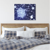 Lange Wintersonnenklänge Leinwanddruck (Insitu (Schlafzimmer))