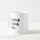 Länge x Breite x Höhe | Messfläche Kaffeetasse (Vorderseite Links)