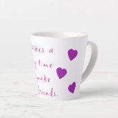 Lange Zeit, alte Freunde Tasse (Rechte Ecke)