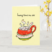 lange Zeit nicht sehen Karte (Gelbe Blume)