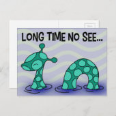 Lange Zeit nicht sehen Postkarte (Vorne/Hinten)
