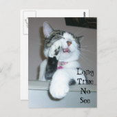 Lange Zeit nicht sehen Postkarte (Vorne/Hinten)