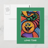 Lange Zeit - Zeitabschnitte Postkarte (Vorne/Hinten)