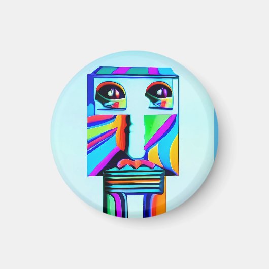 Längen alte Soul Kunstkunst Magnet (Vorne)