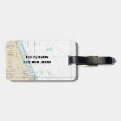 Längengrad der Abbildung: Fort Pierce FL Gepäckanhänger (Rückseite horizontal)