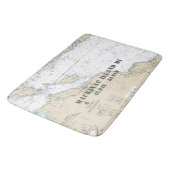 Längengrad des Nautic North Michigan Badematte (Schrägansicht)