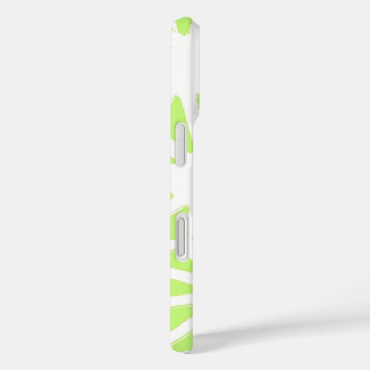 Längengrünes geometrisches Muster Case-Mate iPhone Hülle (Rückseite / Rechts)