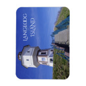 Langeoog Island Water Tower, Ostfriesland, Deutsch Magnet (Vertikal)