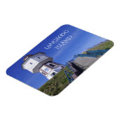 Langeoog Island Water Tower, Ostfriesland, Deutsch Magnet (Linke Seite)