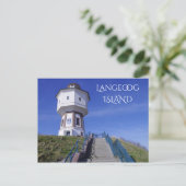 Langeoog Island Water Tower, Ostfriesland, Deutsch Postkarte (Stehend Vorderseite)