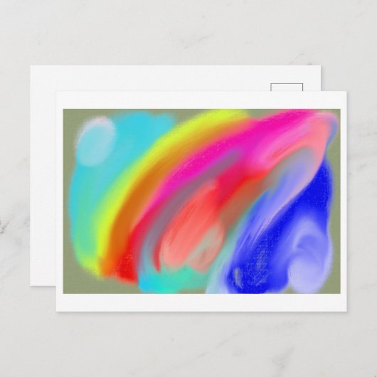 Langer Abstand Postkarte (Vorne/Hinten)