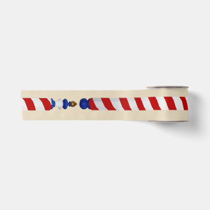 Langer Barrierenpol Satinband