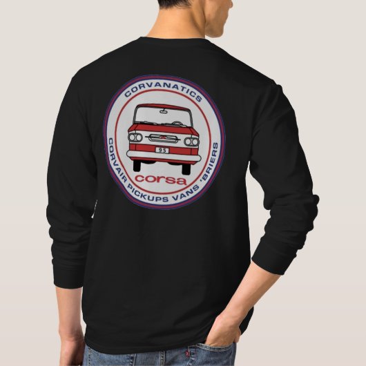 Langer die Hülsen-T - Shirt Corvanatics Männer in (Rückseite)