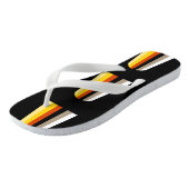Langer Haar-Stolz Badesandalen (Schrägansicht)